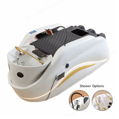 Luxury Electric Head Therapy Thai SPA and Shampoo Bed with Massage Function - GreenLife - Shampoo Unit