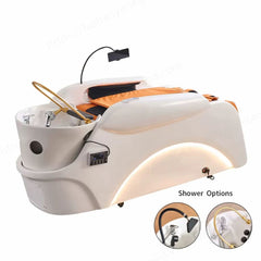 Luxury Electric Head Therapy Thai SPA and Shampoo Bed with Massage Function - GreenLife - Shampoo Unit