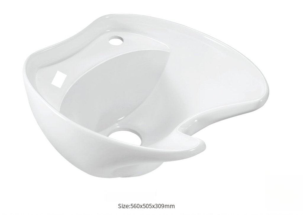 Ceramics Head Spa Shampoo Basin Parts White PJ121010 - GreenLife - part