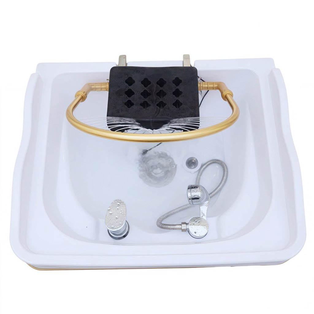 SalonLand Protable Thai / Japanese Head SPA Acrylic Movable back wash Head Basin - GreenLife - Thai Shampoo Units