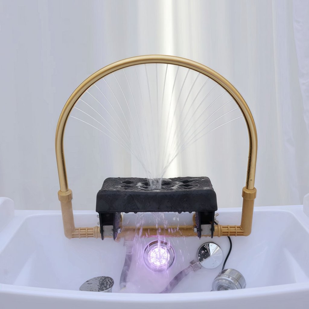 SalonLand Protable Thai / Japanese Head SPA Acrylic Movable back wash Head Basin - GreenLife - Thai Shampoo Units