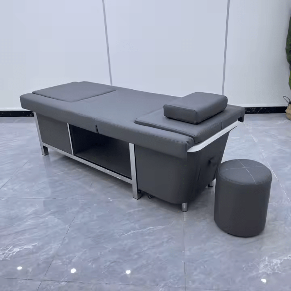 SalonLand Shampoo bed for Salon Head Spa Equipment Lifting backrest hair back wash with Water Circulation Shampoo Bed - GreenLife - Shampoo Unit