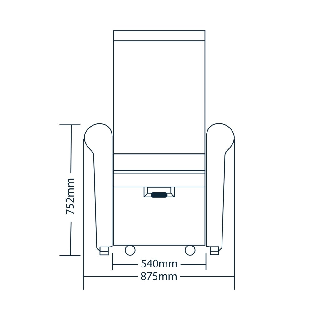 Silverfox Pedicure Chair 4200 - SF White (no pluming) - GreenLife - Pedicure Chair