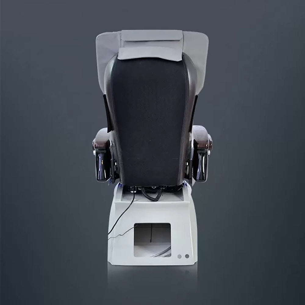Pedicure Massage Chair with Scallop Glass Sink for Salon/Pedispa - Greenlife - Pedicure Chair