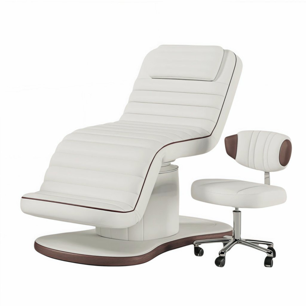 YOOCELL ® Beauty SPA Bed Kit for Eyelash Facial AG1206 (Electric bed + Chair + 2 sets Clear Covers for both) - GreenLife - Electric SPA Bed