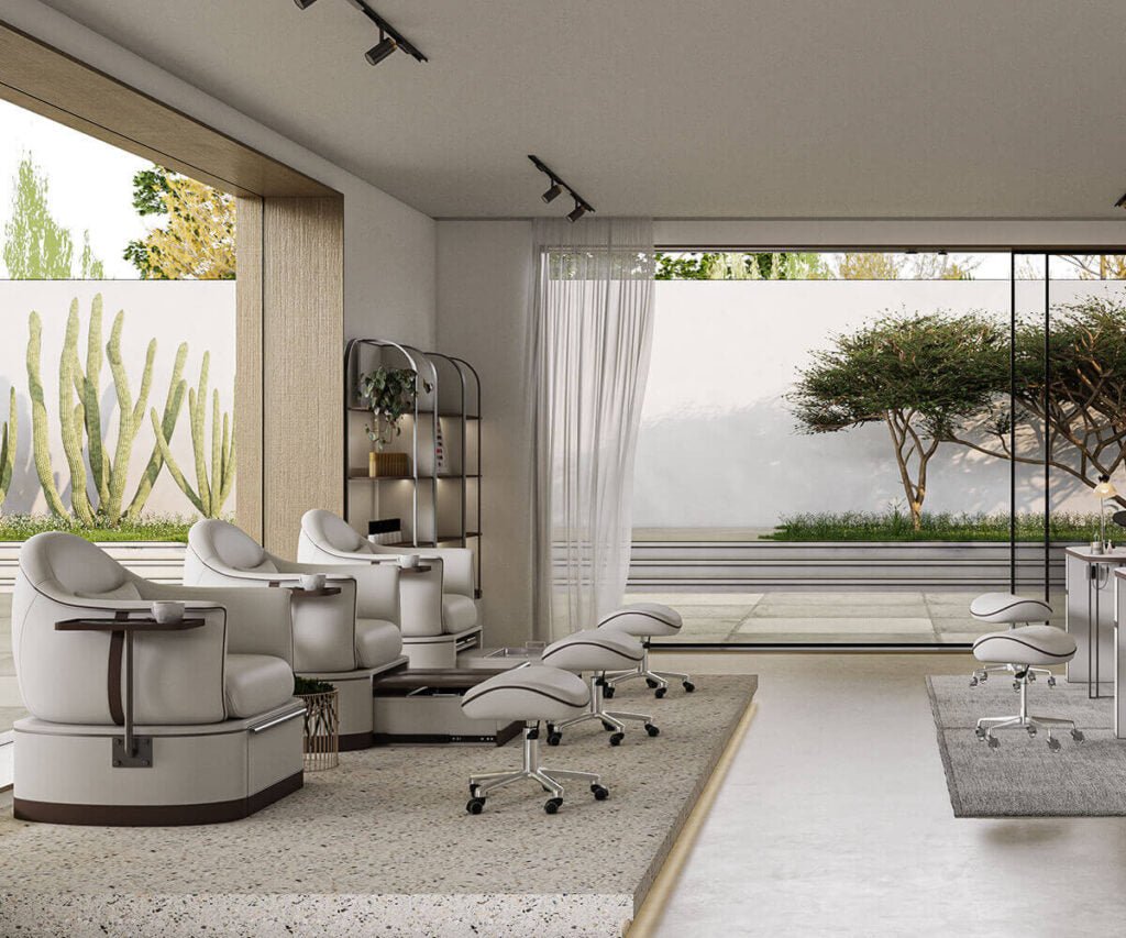 YOOCELL ® Glorall Non - Plumbing Pedicure Chair TR1001 - GreenLife - Pedicure Chair