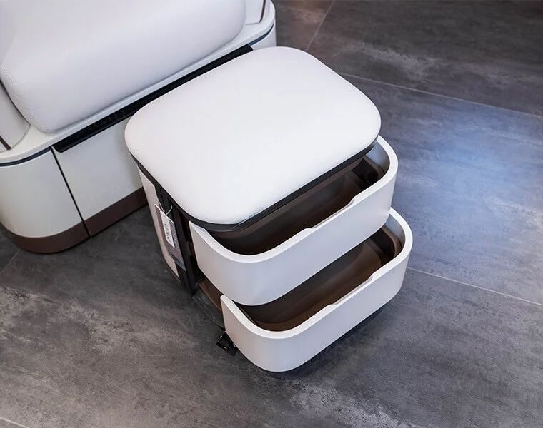 Yoocell Glorall Salon White Stools TR1006 - Greenlife - Stools