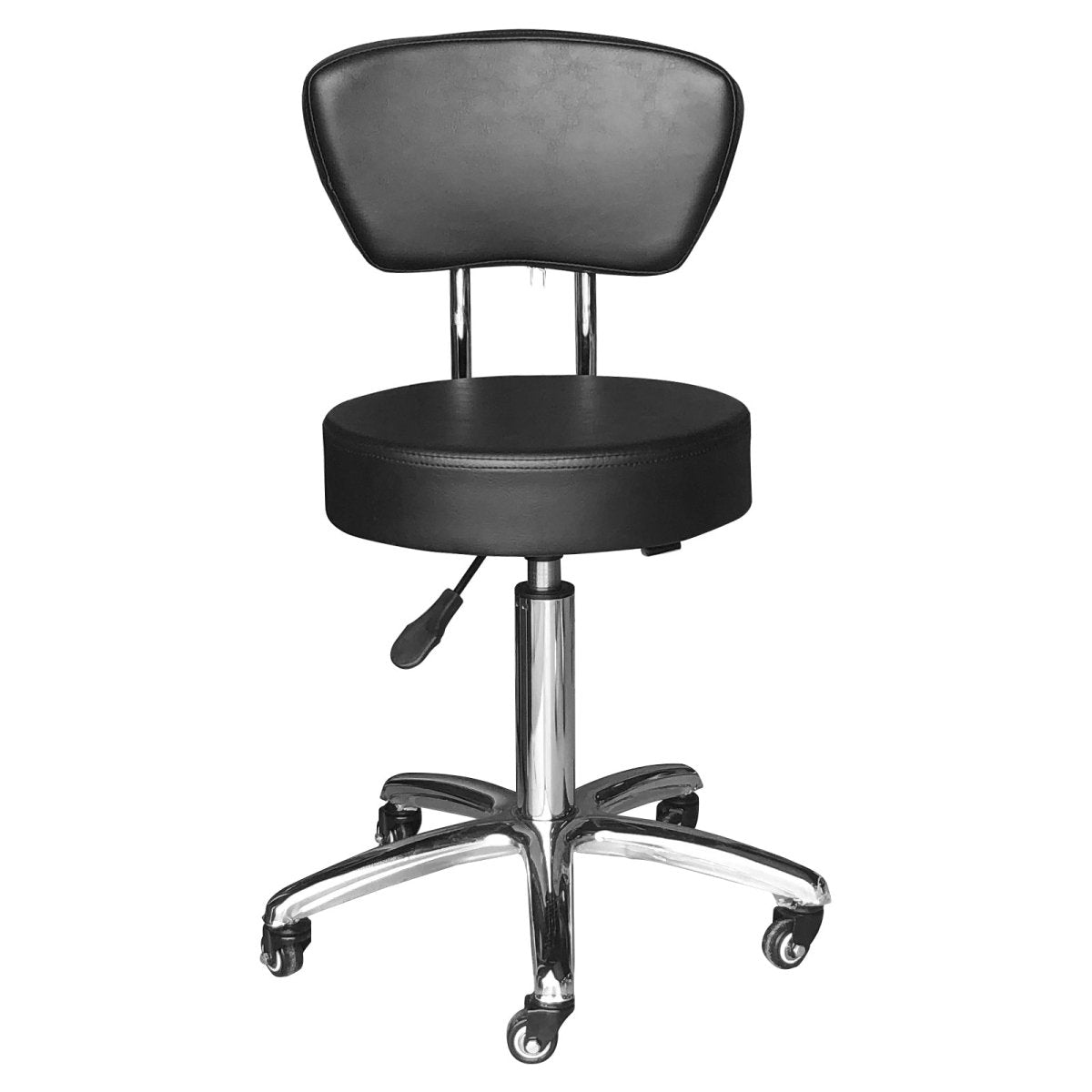 Deluxe Hydraulic Adjustable Height Rolling Stool - RSWB451 - GreenLife-Rolling Stool