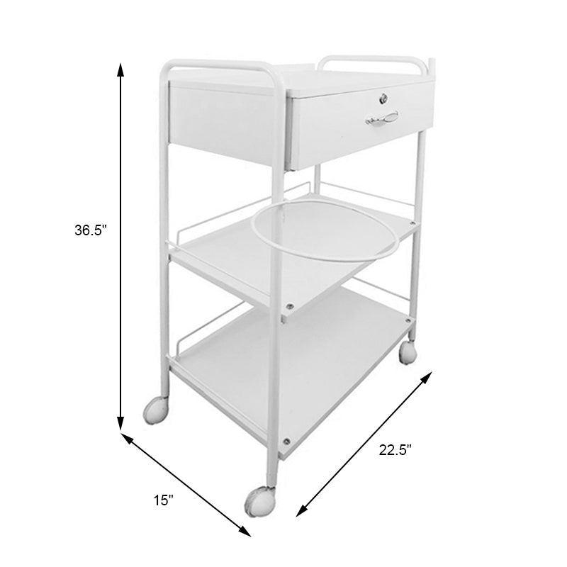 Beauty Trolley w/ Lockable drawer and Lamp Holder - ST271 - GreenLife-Trolley