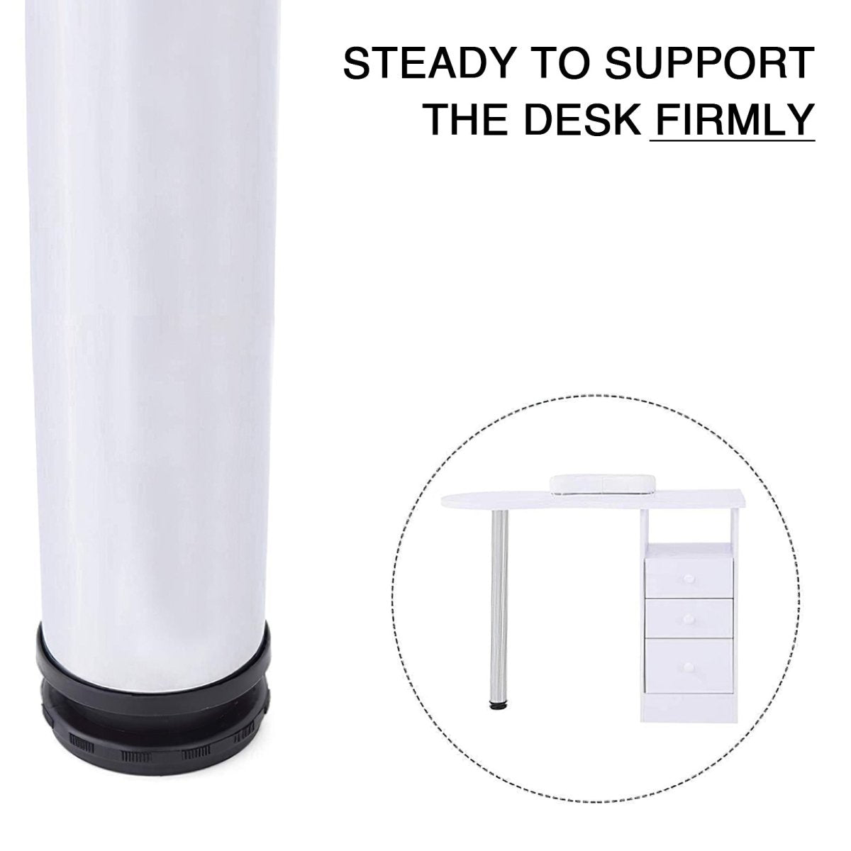 Manicure Table with Storage Draws -Nail Salon Station-MT531 - GreenLife-Manicure Table