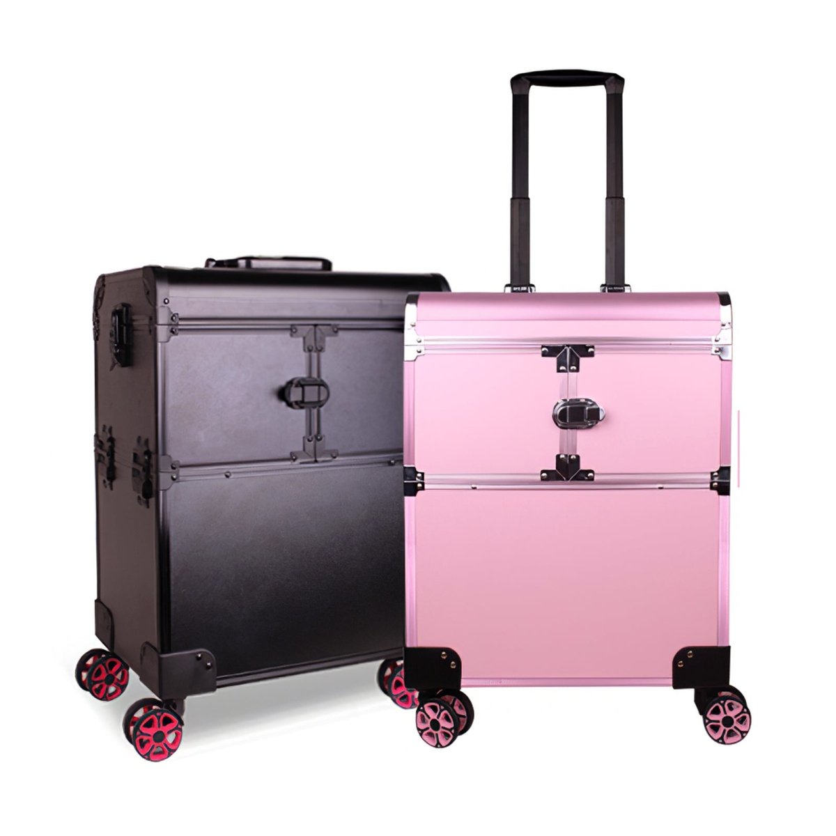 14" Aluminum Rolling Makeup Case - GreenLife-Beauty Supplies