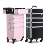 14" 4 In 1 Aluminum Rolling Makeup Case - GreenLife-Beauty Supplies