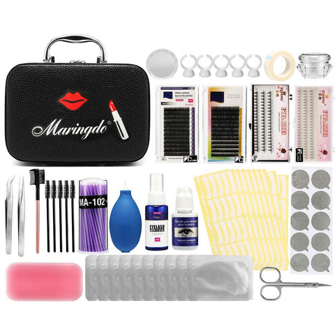 False Eyelashes Extension Practice Exercise Set - GreenLife-201821