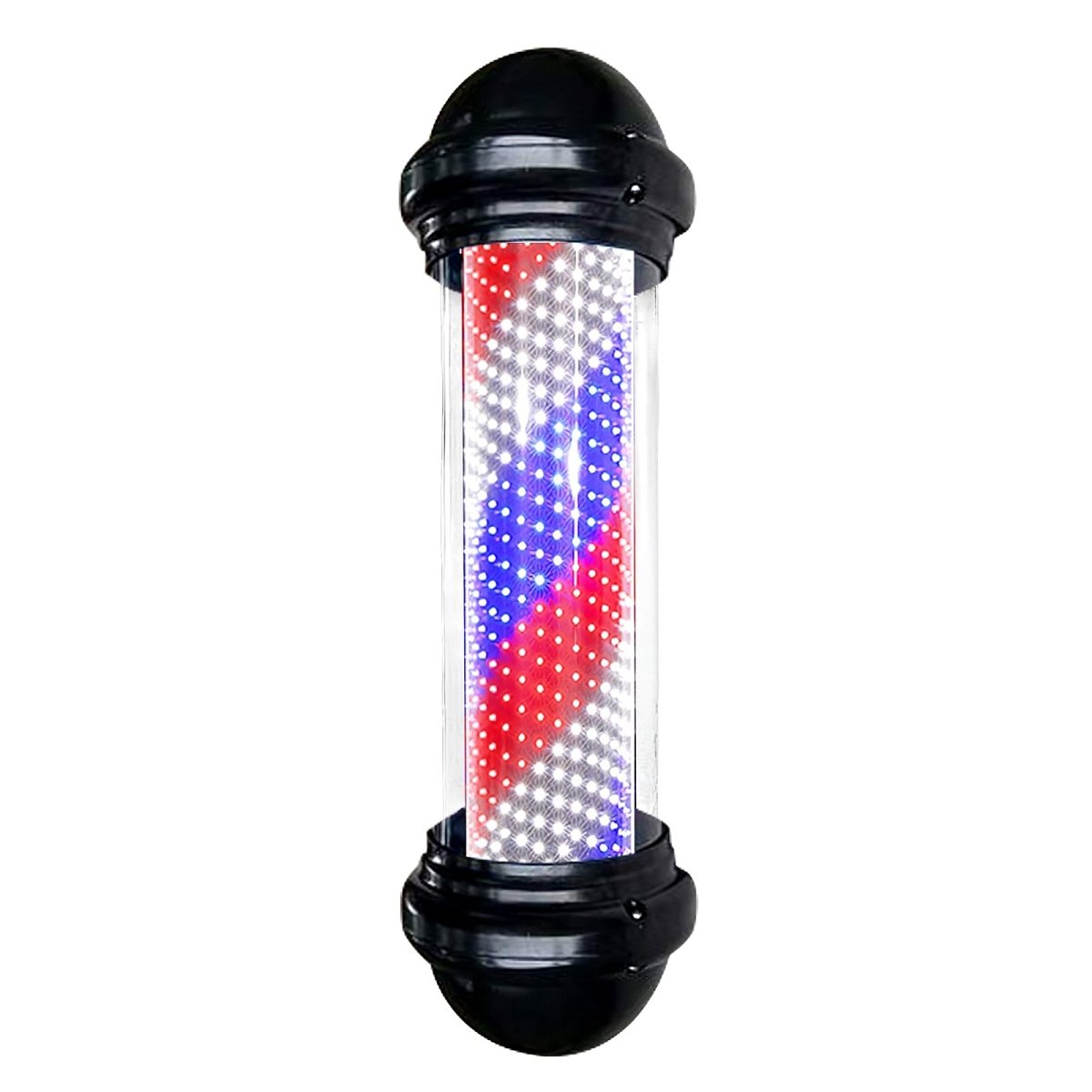 LED SMD Blue Red Stripes Rotating Barber Shop Pole - BP 847 - GreenLife-Barber Pole