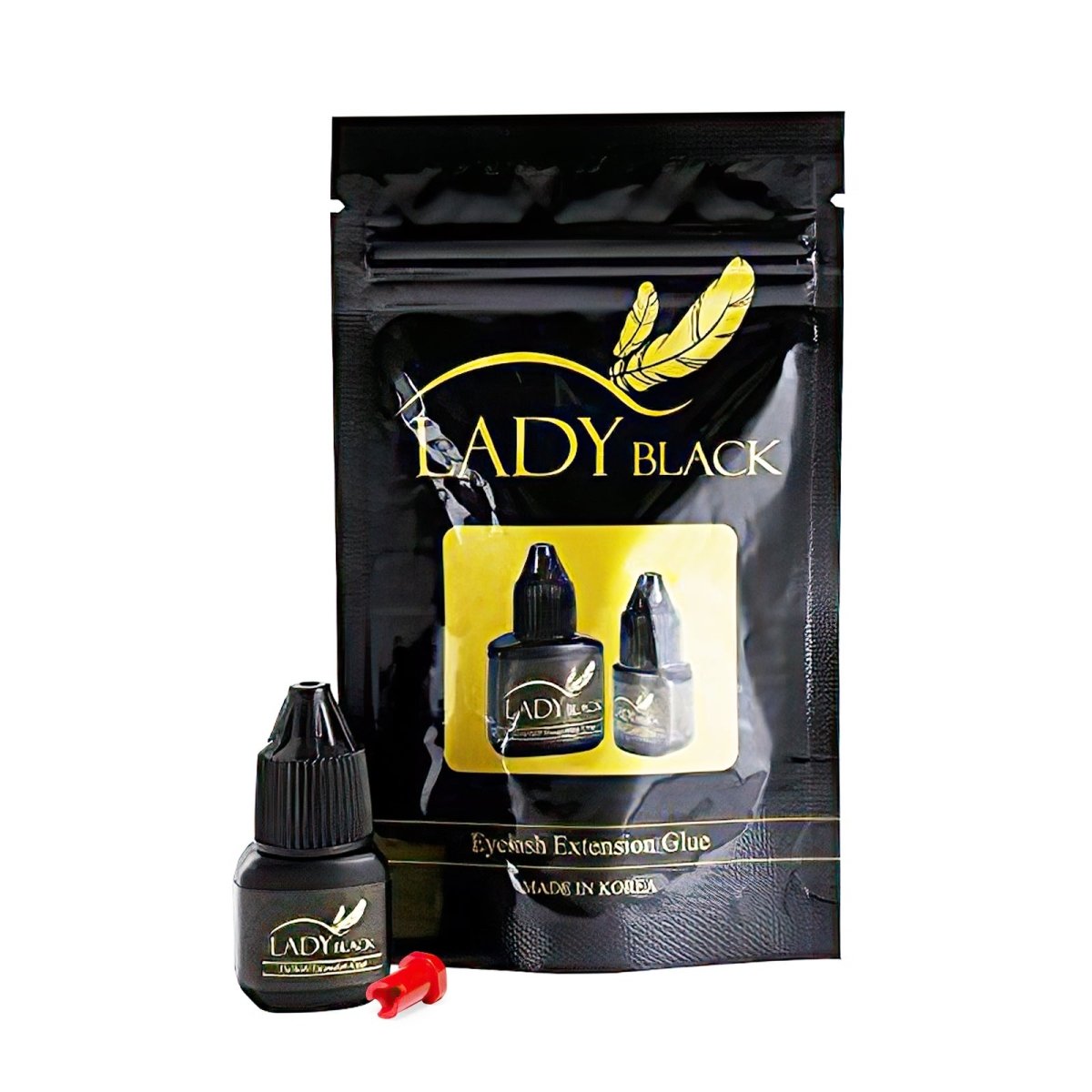 Eyelash Glue (Lady Black Adhesive 5g) - GreenLife-Eyelash Glue