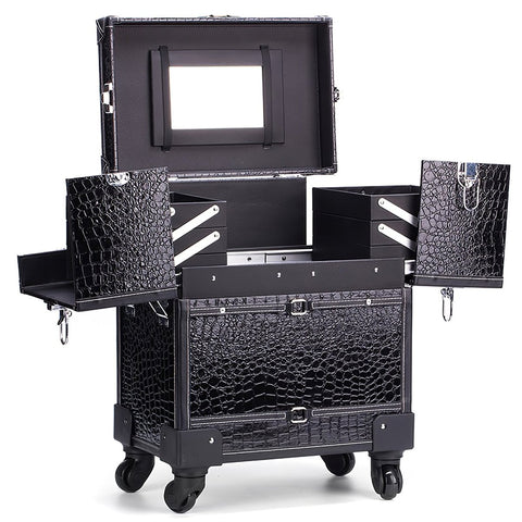 Aluminum Cosmetic Makeup Trolley Case - GreenLife-5010185
