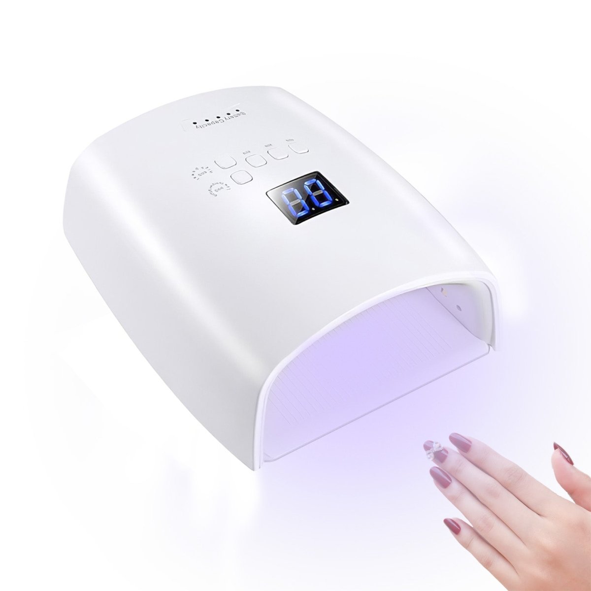 Nail Lamp48W- S10 chargeable white inside - GreenLife-Manicure Supplies