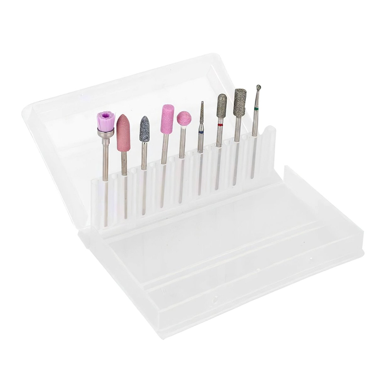9 Pcs Nail Drill Bit Kit Set A - GreenLife-Manicure Supplies