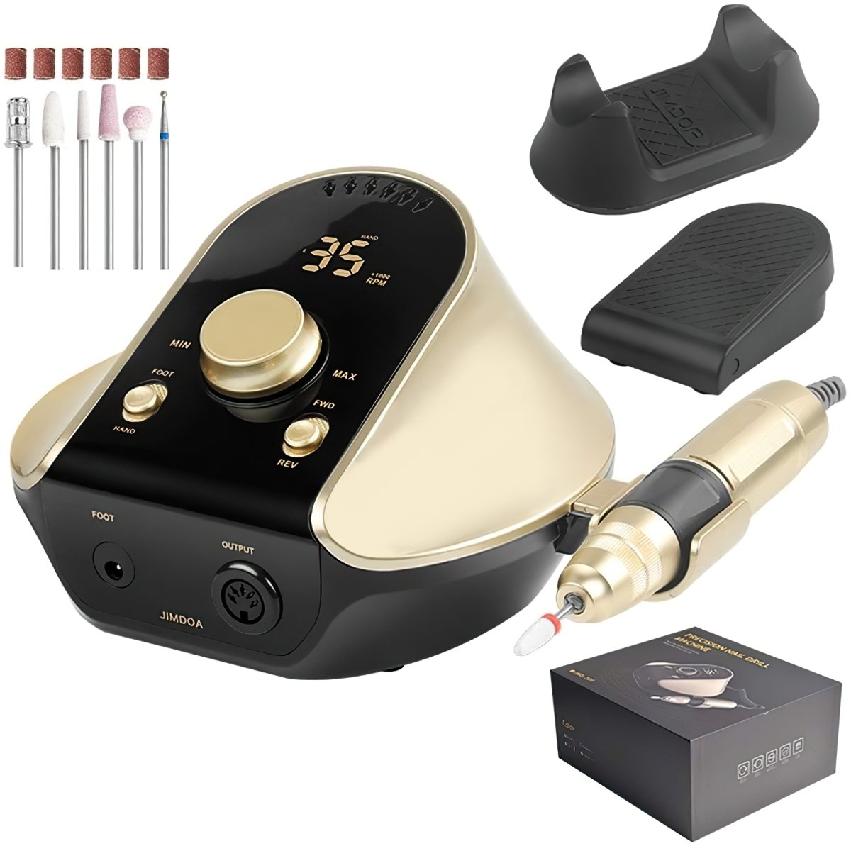 35000RPM 45W Professional Nail Drill - GreenLife-Manicure Supplies