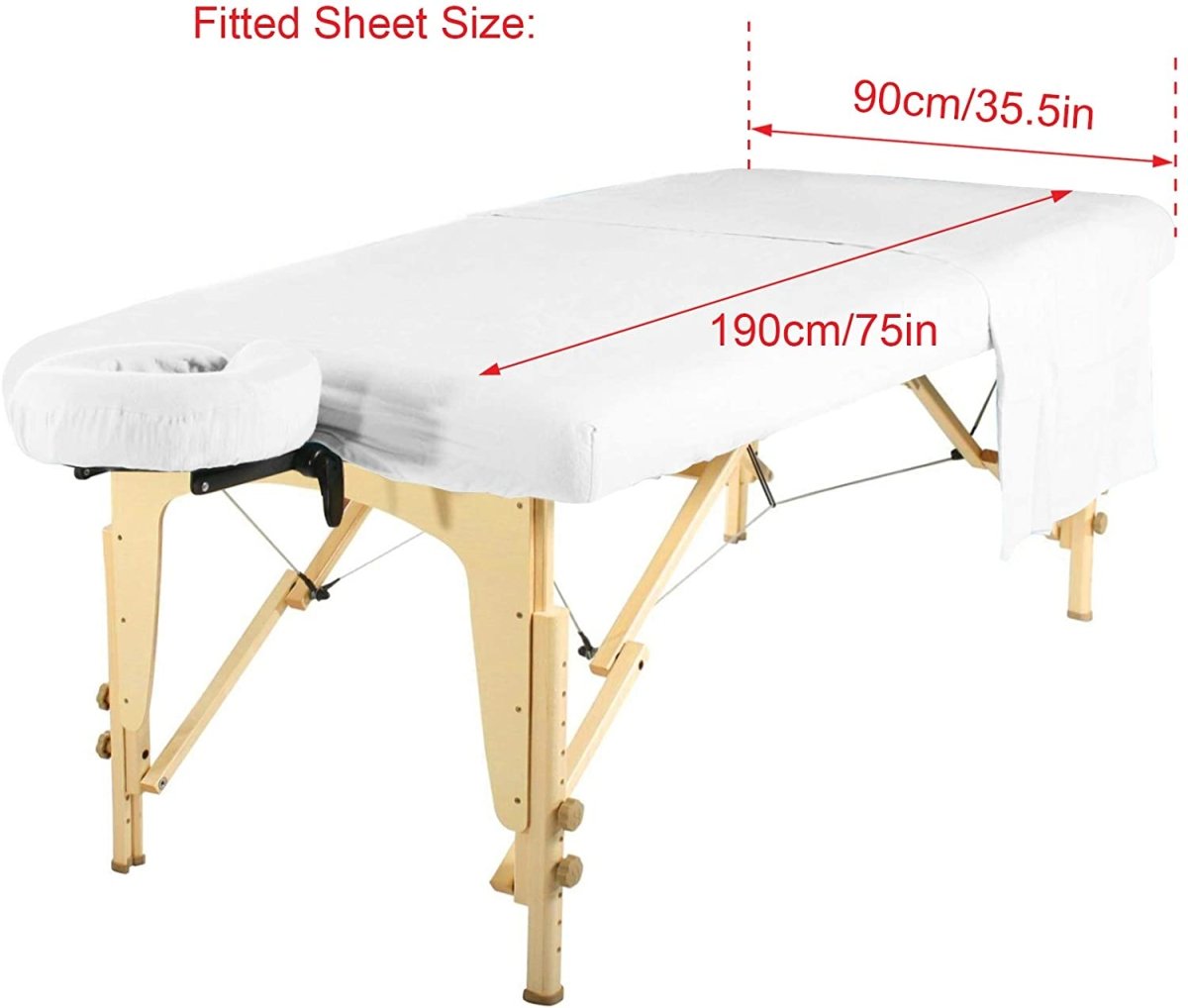 Microfiber 3 Pieces Massage Table Sheet Set - GreenLife-Sheet Set