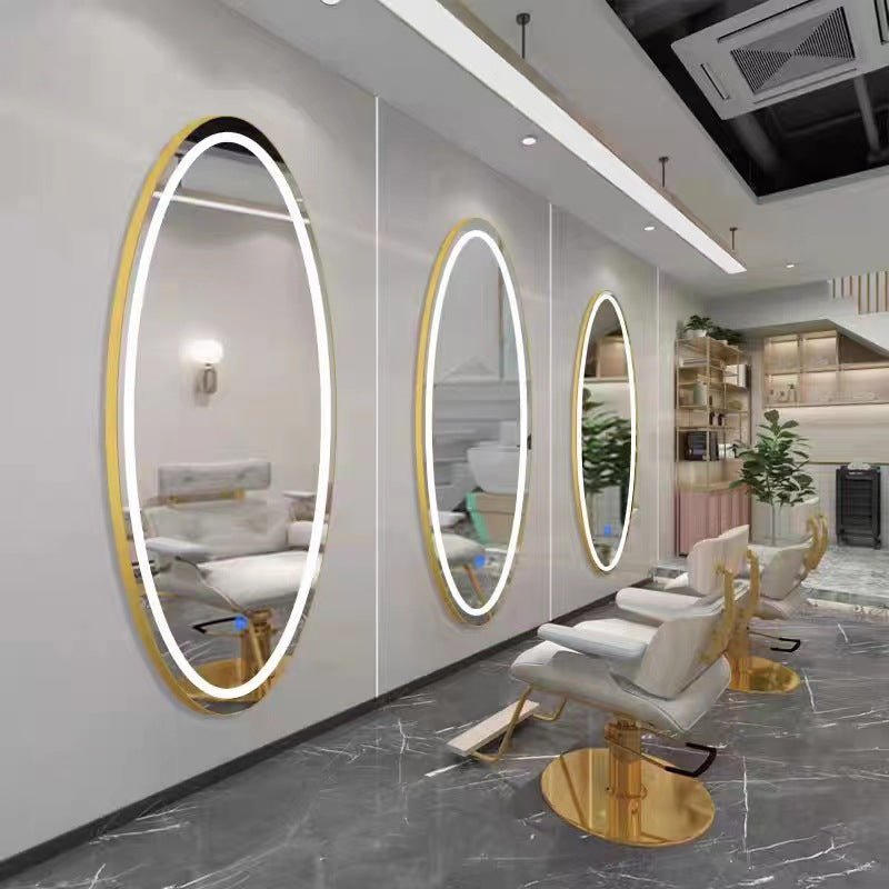 Ellipse Oval LED Salon Mirror - GreenLife-salon Mirror