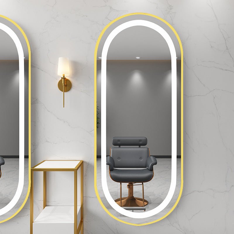 Luna Oval LED Salon Mirror - GreenLife-salon Mirror