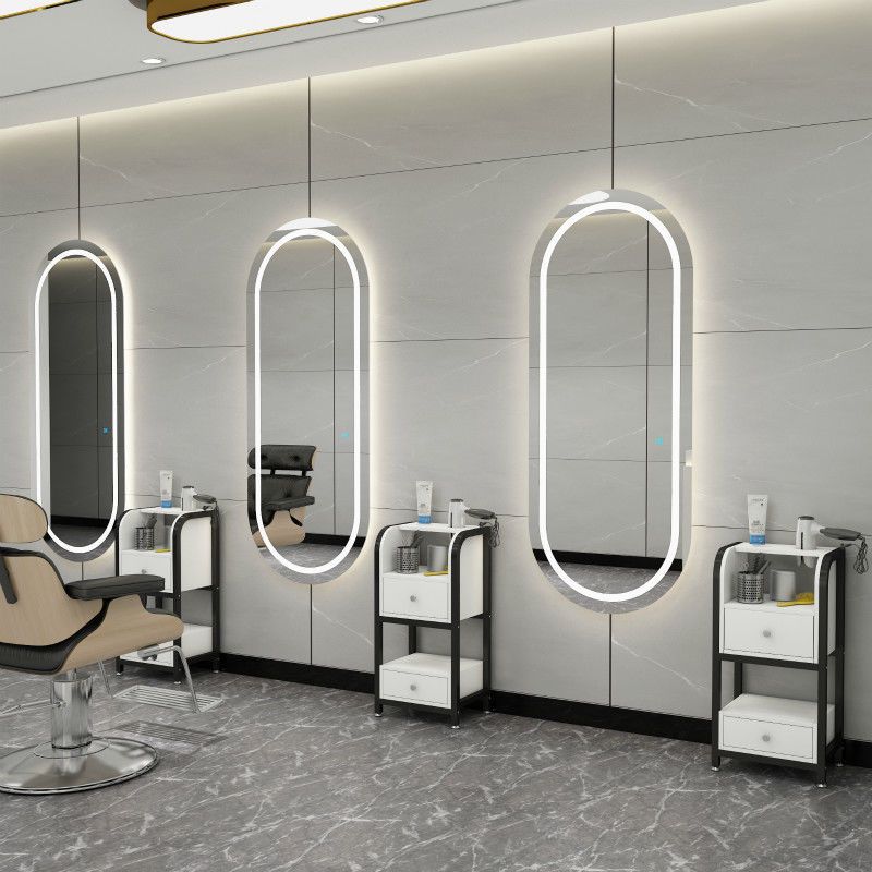 Luna Oval LED Salon Mirror - GreenLife-salon Mirror