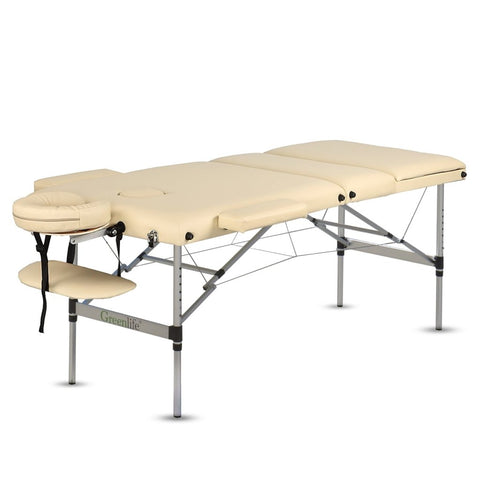 3 - Section 4" Aluminum Portable Massage Table - MTA131 - GreenLife - Portable Massage Table