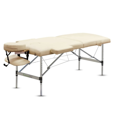 2 - Section 5" Aluminum Super Stable Portable Massage Table - MTA122 - GreenLife - Portable Massage Table