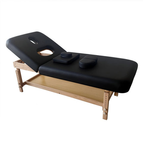 Wood Stationary Massage Bed With Strong Frame 101704 - GreenLife - Stationary Massage Table