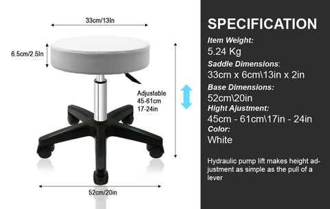 Greenlife Choice Hydraulic Rolling Stool - RS231/2 - GreenLife - Rolling Stool