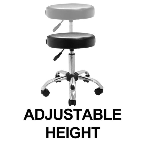 Deluxe Hydraulic Adjustable Height Rolling Stool - RS541/2 - GreenLife - Rolling Stool