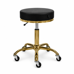 Black Gold Rolling Stool 103544-156