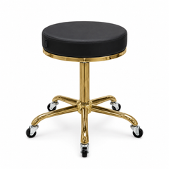 Black Gold Rolling Stool 103544-156
