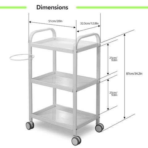 Greenlife ® Spa Clinic Trolley with Built - in Lamp Holder - GreenLife - Trolley