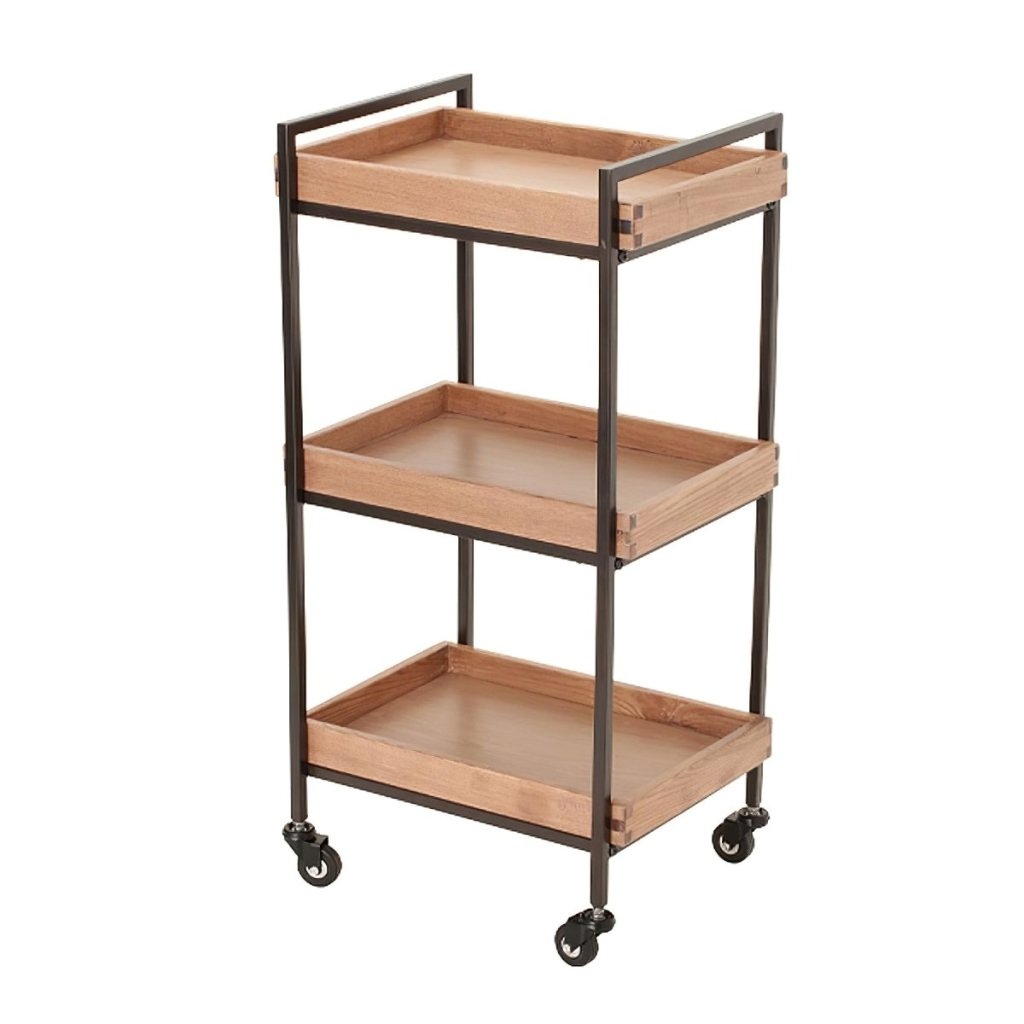 Beauty Wooden Three Shelves Trolley - ST481 - GreenLife - Trolley