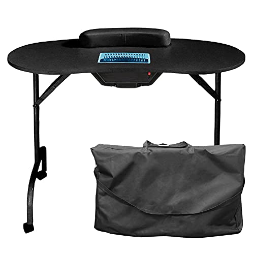 Portable Manicure Table w/ Dust Extractor & Carrying Bag-MT421 - GreenLife-Manicure Table