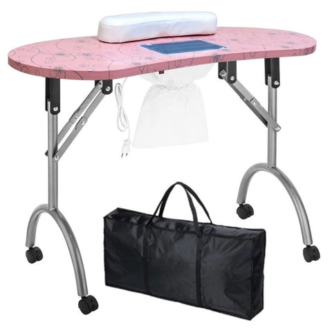 Portable Manicure Table with dust collector - MT501 - GreenLife - Manicure Table