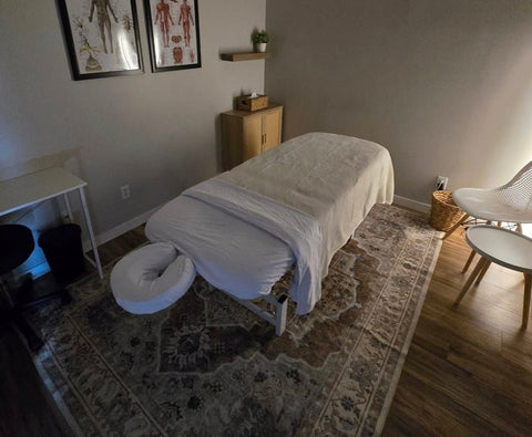 Final sale~! One Motor Electric 2 Section SPA Massage bed with 4 external wheels & face Cradle & pillow - GreenLife - Electric Massage Bed