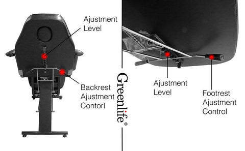 SPA Beauty Facial Bed Tattoo Chair with Storage (901) New Design - GreenLife - Facial Bed
