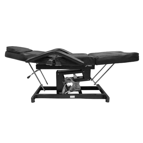 Greenlife Basic One Motor Electric Facial Bed Tatoo Chair White / Black (CH - 246) - GreenLife - Electric Beauty Bed