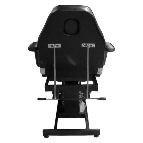 Greenlife Basic One Motor Electric Facial Bed Tatoo Chair White / Black (CH - 246) - GreenLife - Electric Beauty Bed