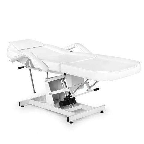 Greenlife Basic One Motor Electric Facial Bed White / Black (CH - 246) - GreenLife - Electric Beauty Bed