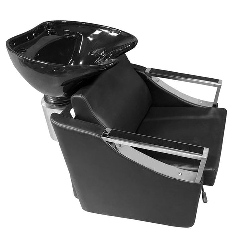 Luxury Backwash Shampoo Unit Bowl Sink Chair Station - SU 121 - GreenLife - Shampoo Unit