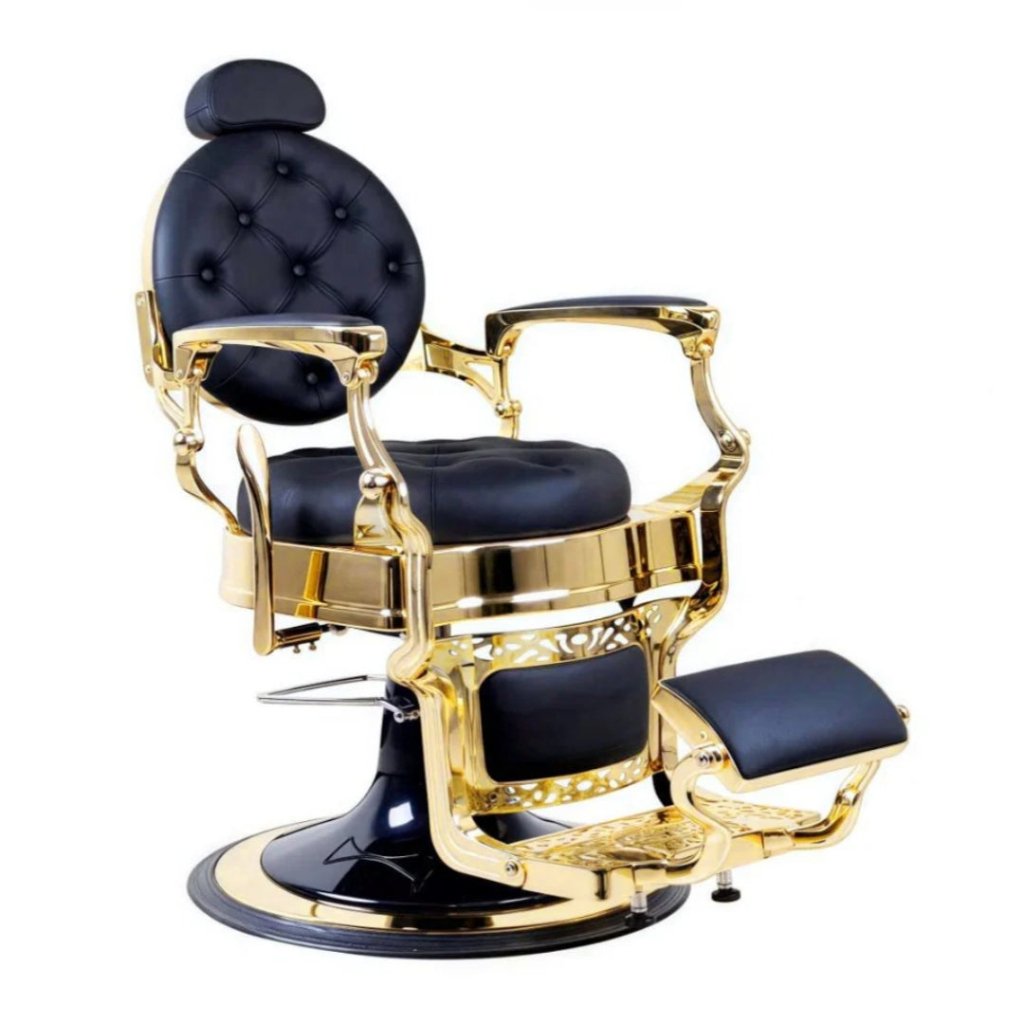 Greenlife ® Crown Premium Gold Antique Salon Barber Chair ( Model 121951A ) - GreenLife - Barber Chair