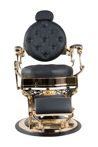 Premium Gold Antique Salon Barber Chair - 121212 - GreenLife - Barber chair