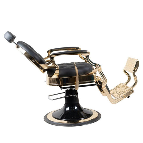 Premium Gold Antique Salon Barber Chair - 121212 - GreenLife - Barber chair