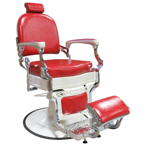 Premium Rose Gold Antique Salon Barber Chair - GreenLife - Barber chair