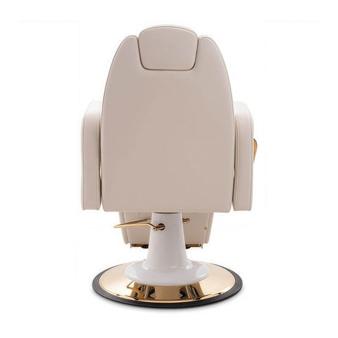 Greenlife Marina Luxury Beauty Salon Hairdressing Barber chair - white or black with gold - GreenLife - Reclining Chairs