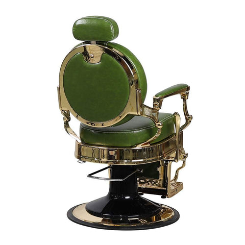 Luxury thicker cushion Heavy DutyVintage All Purpose Barber Chair - GreenLife - Barber Chair